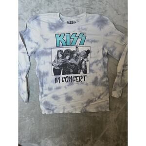 KISS in Concert Tie Dye Concert Tour Long Sleeves Shirt Men’s Size Large